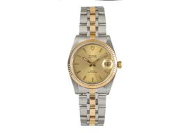 Tudor Prince Date 74033 (2001) - Gold dial 35 mm Gold/Steel case