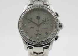 TAG Heuer Link Lady CJF1314.BA0580 (2006) - Pearl dial 33 mm Steel case