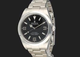 Rolex Explorer 214270 (2011) - Zwart wijzerplaat 39mm Staal