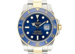 Rolex Submariner Date 116613LB (2018) - Blue dial 40 mm Gold/Steel case