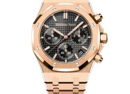Audemars Piguet Royal Oak Chronograph 26240OR.OO.1320OR.02 (2022) - Black dial 41 mm Rose Gold case
