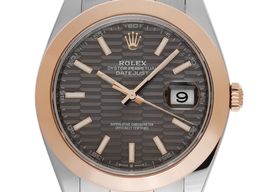 Rolex Datejust 41 126301 (2023) - Grijs wijzerplaat 41mm Goud/Staal