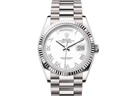 Rolex Day-Date 36 128239-0038 (2024) - White dial 36 mm White Gold case