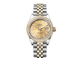 Rolex Lady-Datejust 279383RBR-0001 (2024) - Champagne dial 28 mm Gold/Steel case