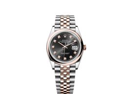 Rolex Datejust 36 126201 (2025) - Black dial 36 mm Gold/Steel case