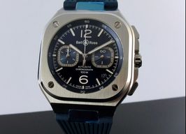Bell & Ross BR 05 BR05C-BU-ST/SRB (2025) - Blue dial 43 mm Steel case