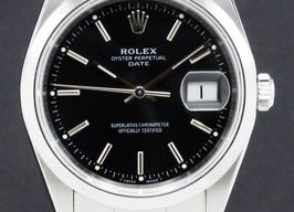 Rolex Oyster Perpetual Date 15200 (1999) - Black dial 34 mm Steel case