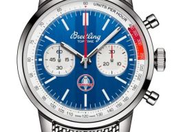 Breitling Top Time AB01763A1C1A1 (2026) - Blauw wijzerplaat 41mm Staal