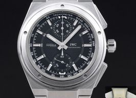 IWC Ingenieur Chronograph IW372501 (Onbekend (willekeurig serienummer)) - Zwart wijzerplaat 42mm Staal