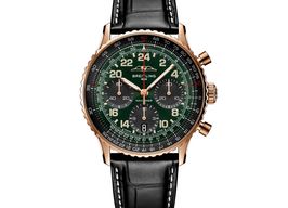 Breitling Navitimer RB12302A1L1P1 (2025) - Green dial 41 mm Red Gold case