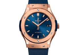 Hublot Classic Fusion Blue 511.OX.7180.RX (2026) - Blue dial 45 mm Rose Gold case