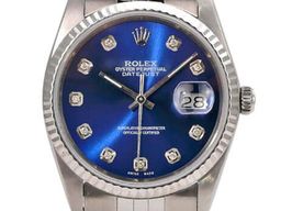 Rolex Datejust 36 16234 (1991) - Blauw wijzerplaat 36mm Staal