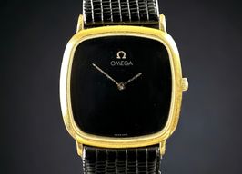 Omega De Ville 195.0077.2 (1986) - Black dial 30 mm Gold/Steel case