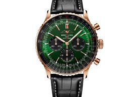 Breitling Navitimer 1 B01 Chronograph RB0137241L1P1 (2025) - Green dial 46 mm Red Gold case