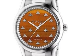 Gucci G-Timeless YA1264177 (2023) - Brown dial 38 mm Steel case