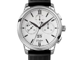 Glashütte Original Senator Chronograph Panorama Date 1-37-01-05-02-33 (2026) - Silver dial 42 mm Steel case