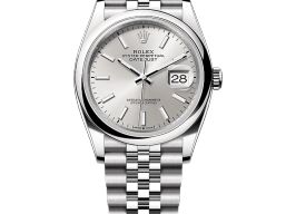 Rolex Datejust 36 126200 (2025) - Zilver wijzerplaat 36mm Staal