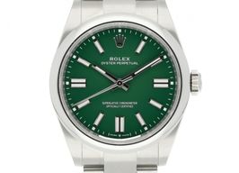 Rolex Oyster Perpetual 41 134300 (2025) - Groen wijzerplaat 41mm Staal