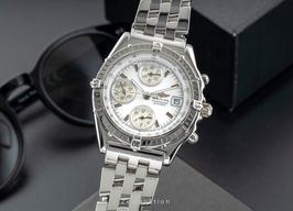 Breitling Chronomat A13050.1 (1999) - Wit wijzerplaat 39mm Staal