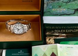 Rolex Explorer II 16570 (2002) - Wit wijzerplaat 40mm Staal