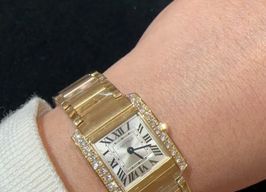 Cartier Tank Française WJTA0062 (2025) - Gold dial 21 mm Yellow Gold case
