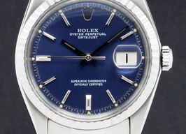 Rolex Datejust 1603 (1973) - Blauw wijzerplaat 36mm Staal