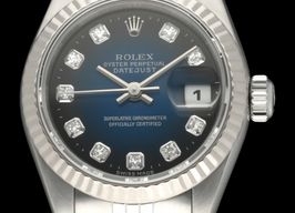 Rolex Lady-Datejust 69174 (1997) - Blue dial 26 mm Steel case