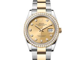 Rolex Datejust 36 126283RBR-0004 (2023) - Champagne dial 36 mm Steel case
