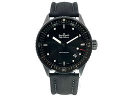 Blancpain Fifty Fathoms 5000-0130-B52A (2024) - Zwart wijzerplaat 43mm Staal