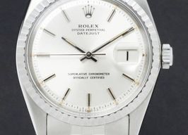 Rolex Datejust 1603 (1974) - Zilver wijzerplaat 36mm Staal