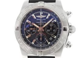 Breitling Chronomat 44 AB0110 (Unknown (random serial)) - Black dial 44 mm Steel case