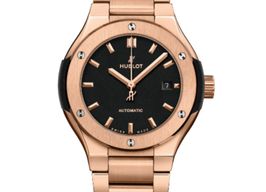 Hublot Classic Fusion 45, 42, 38, 33 mm 585.OX.1180.OX (2022) - Black dial 33 mm Rose Gold case
