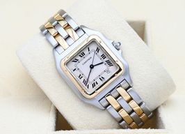 Cartier Panthère 1100 (1995) - White dial 27 mm Gold/Steel case