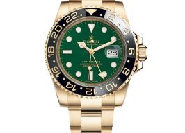 Rolex GMT-Master II 116718LN (2015) - Green dial 40 mm Yellow Gold case