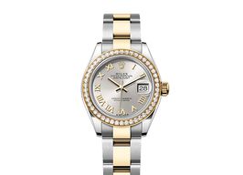 Rolex Lady-Datejust 279383RBR (2025) - Silver dial 28 mm Gold/Steel case