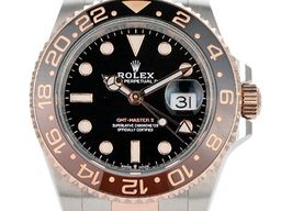 Rolex GMT-Master II 126711CHNR (2022) - Zwart wijzerplaat 40mm Goud/Staal