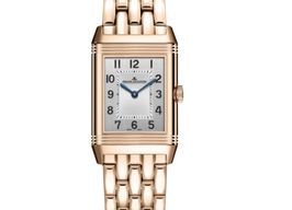 Jaeger-LeCoultre Reverso Classic Small Duetto Q2662130 (2023) - Zilver wijzerplaat 21mm Roségoud