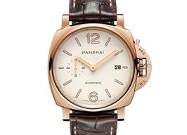 Panerai Luminor Due PAM01042 (2023) - White dial 42 mm Rose Gold case