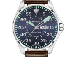 Hamilton Khaki Aviation H64715545 (2025) - Blauw wijzerplaat 46mm Staal