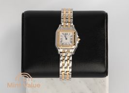 Cartier Panthère W2PN0018 (2025) - White dial 30 mm Gold/Steel case