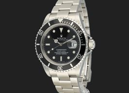 Rolex Submariner Date 16610 (2006) - Zwart wijzerplaat 40mm Staal