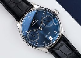 IWC Portuguese Automatic IW500710 (2021) - Blue dial 42 mm Steel case