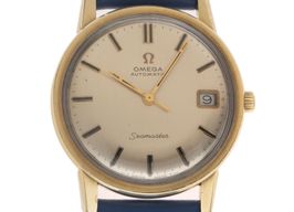 Omega Seamaster 166.003 (Unknown (random serial)) - Silver dial 34 mm Gold/Steel case