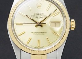 Rolex Datejust 36 16013 (1986) - Gold dial 36 mm Gold/Steel case