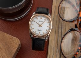 Rolex Cellini Danaos 4243 (2005) - White dial 38 mm White Gold case