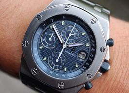 Audemars Piguet Royal Oak Offshore Chronograph 25721ST/O/1000ST/01 (1997) - Blauw wijzerplaat 42mm Staal