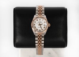 Rolex Lady-Datejust 279171 (2024) - White dial 28 mm Gold/Steel case