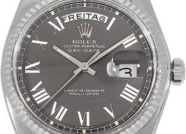 Rolex Day-Date 1803 (Unknown (random serial)) - Grey dial 36 mm Yellow Gold case
