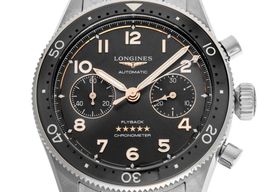 Longines Spirit L3.821.4.53.6 (2025) - Black dial 42 mm Steel case