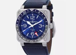 Bell & Ross BR 03 BR0393-BLU-ST/SCA (2025) - Blue dial 43 mm Steel case